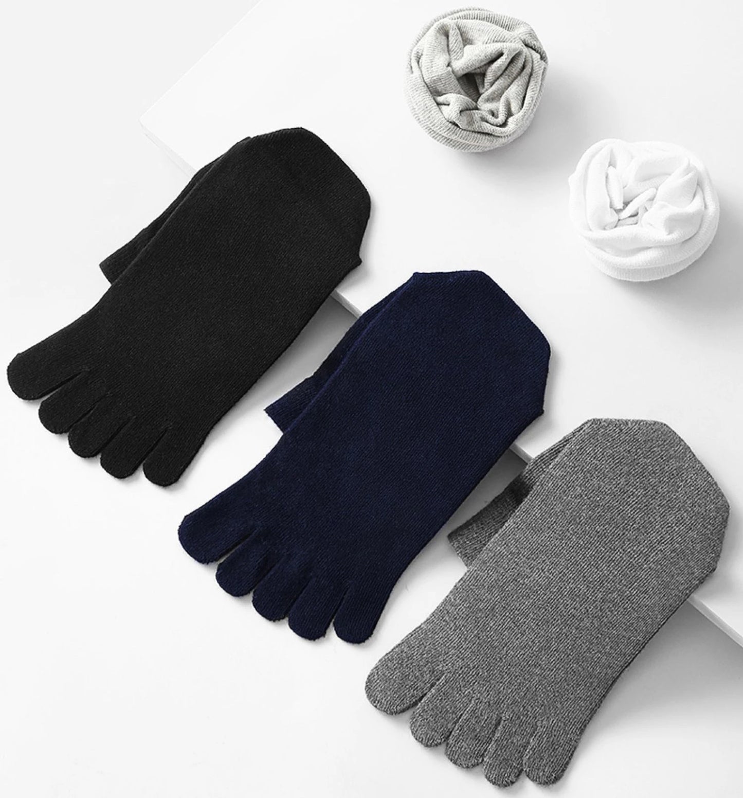 5 Pairs of Unisex Toe Socks