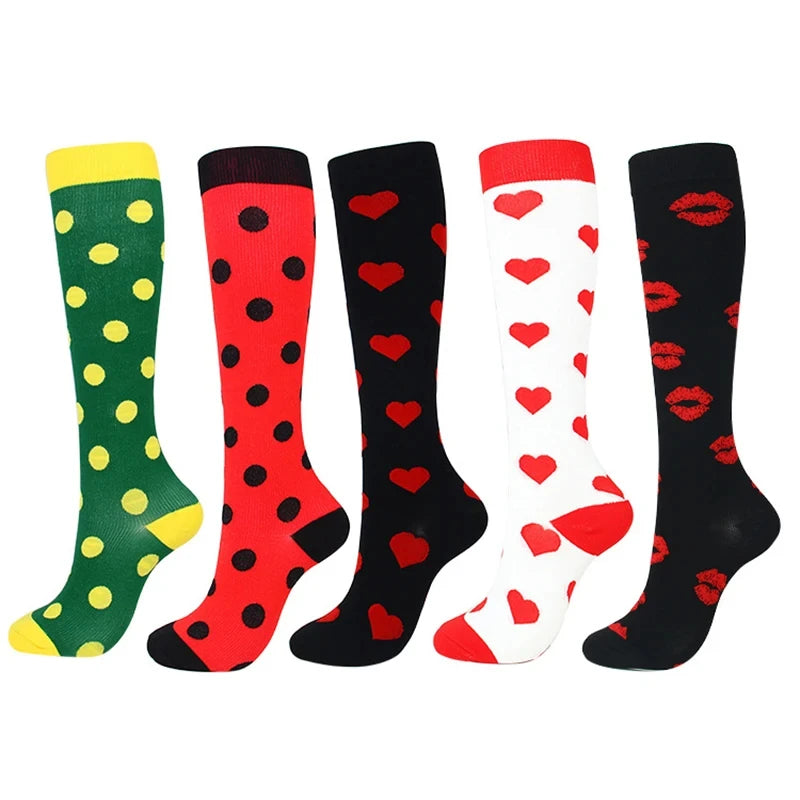 Unisex Compression Socks With Design