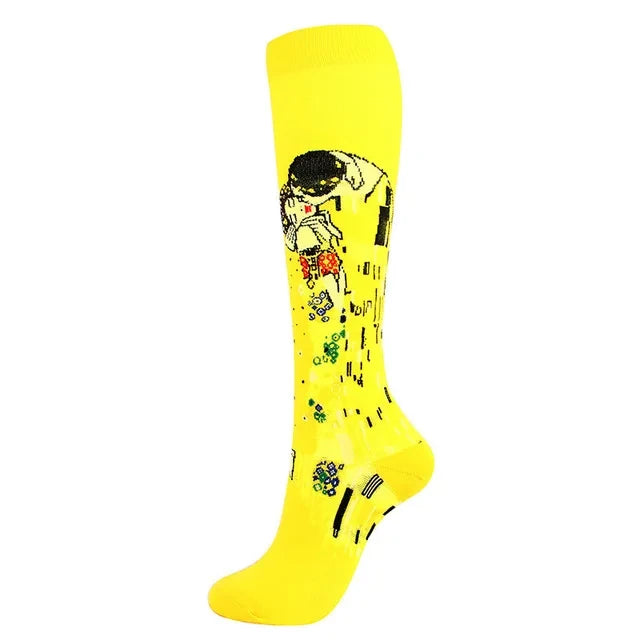 Unisex Compression Socks With Design