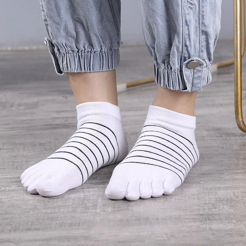 Womens Low Ankle Toe Socks