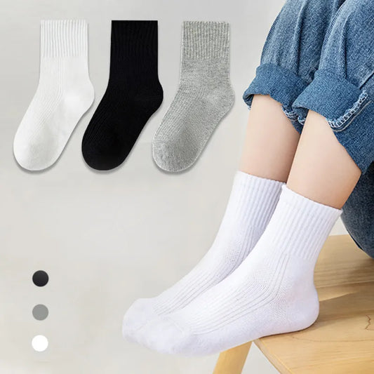 5 Pairs Of Cotton Childrens Socks