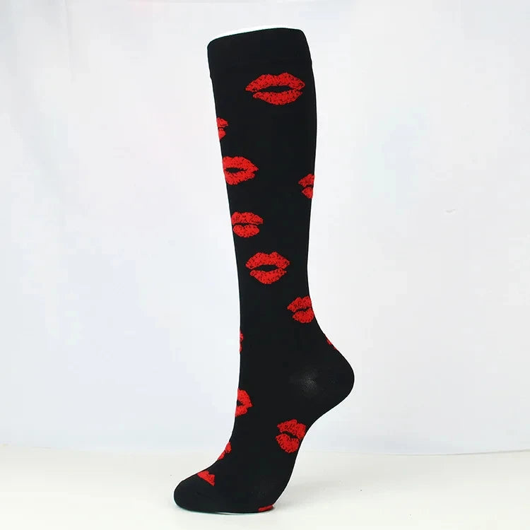 Unisex Compression Socks With Design