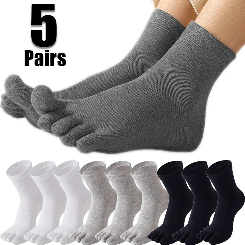 5 Pairs of Unisex Toe Socks