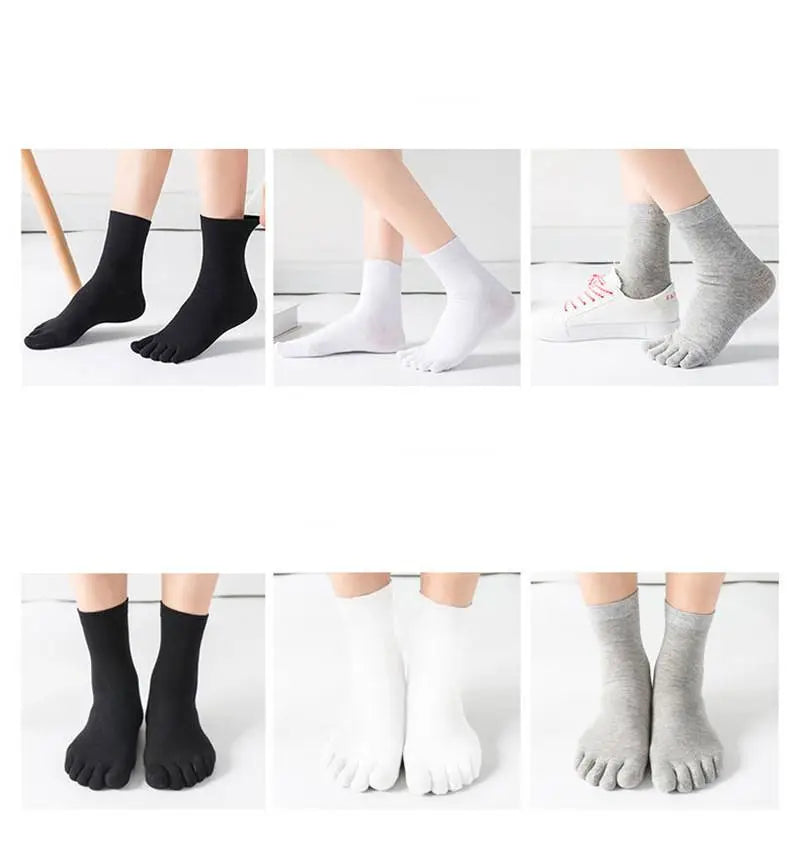 5 Pairs of Unisex Toe Socks