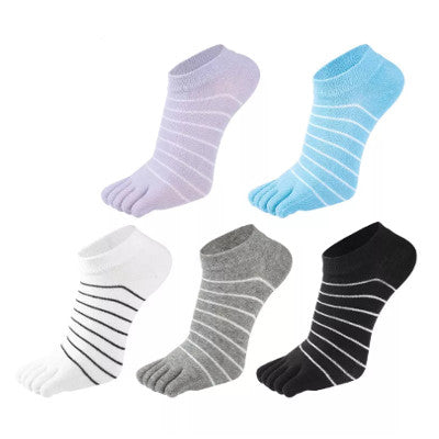 Womens Low Ankle Toe Socks